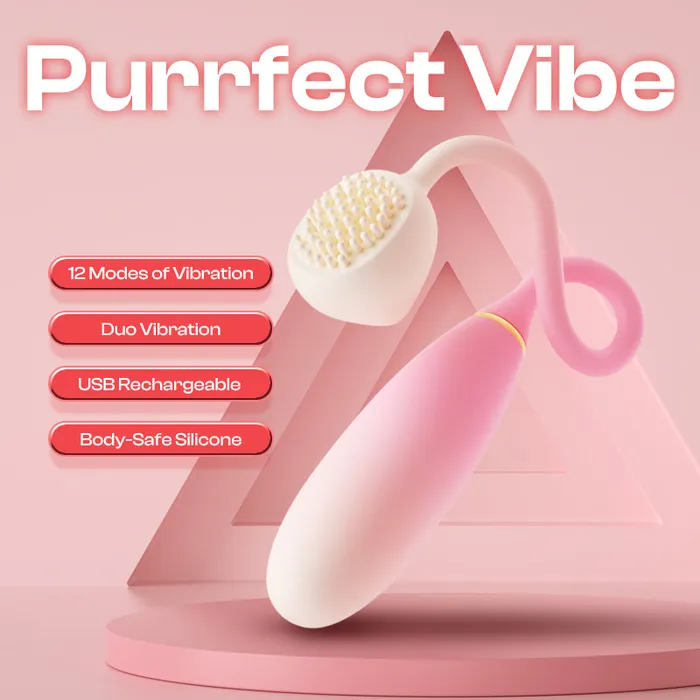 FRISKY BUSINESS SG Female Sex Toys Purrfect Vibe Female Egg Vibrator with APP Control
