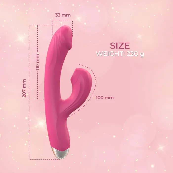 FRISKY BUSINESS SG Vibrators Double Pleaser Dual Action Vibrator