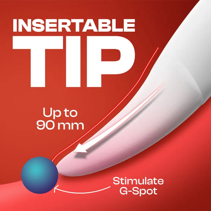 FRISKY BUSINESS SG Vibrators LongLick Lift Insertable Licking Vibrator