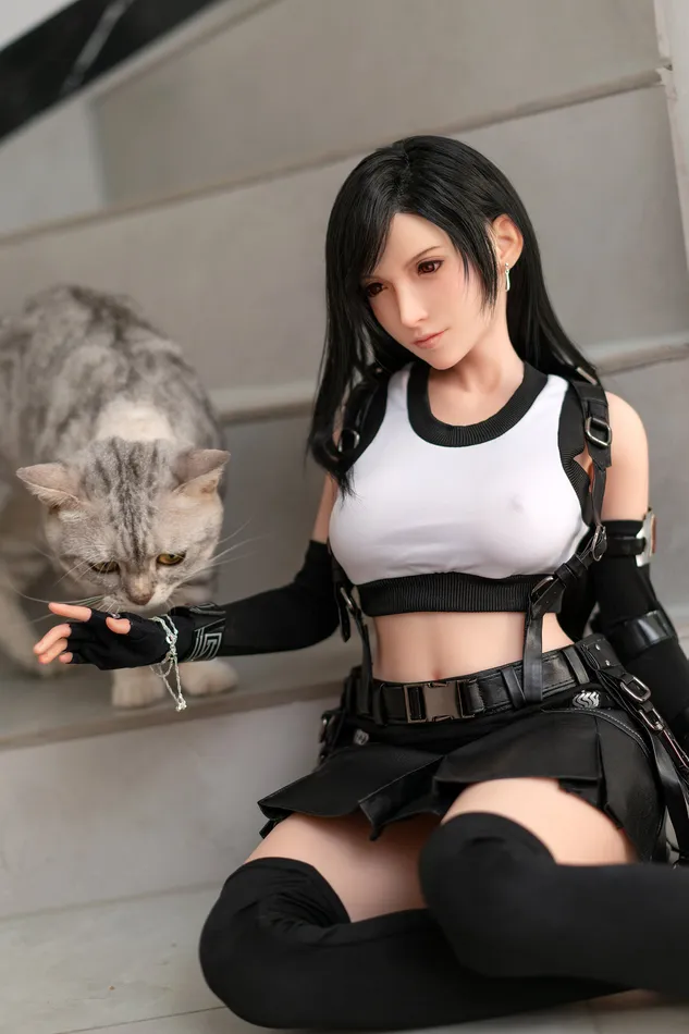Games Game Lady 100 cm B Silicone Seamless Neck Tifa GAME LADY DOLL Games Game Lady 100 cm B Silicone Seamless Neck Tifa GAME LADY DOLL