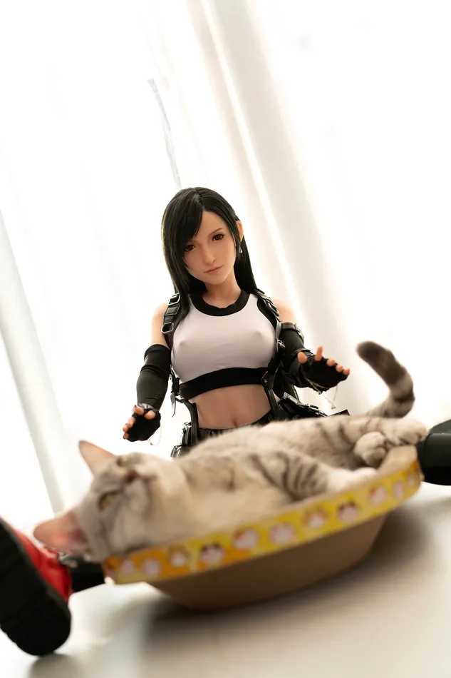 Games Game Lady 100 cm B Silicone Seamless Neck Tifa GAME LADY DOLL Games Game Lady 100 cm B Silicone Seamless Neck Tifa GAME LADY DOLL