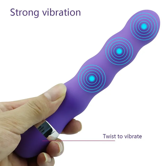 HEXHER Anal Combo Vagina Vibrator Clitoris Butt Plug