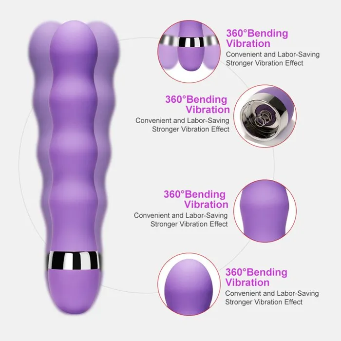 HEXHER Anal Combo Vagina Vibrator Clitoris Butt Plug
