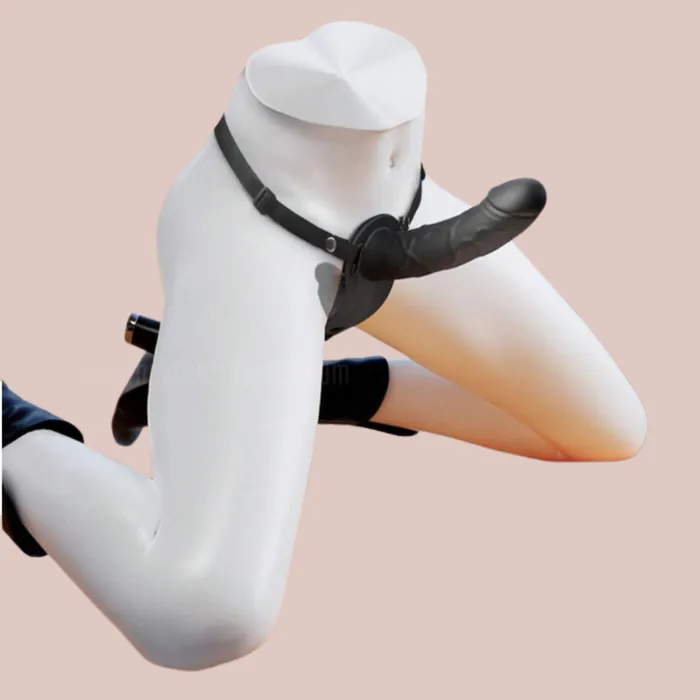 House of Chastity Female Sex Toys Remote Control Double Headed Vibrating Dildo With Waist Strap