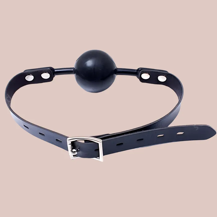 House of Chastity Male Sex Toys BDSM 48mm Single Strap Ball Gag