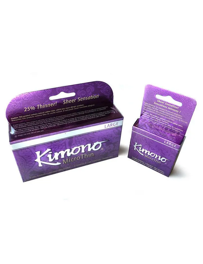 Kimono MicroThin Large Condoms vendorunknown Male Sex Toys