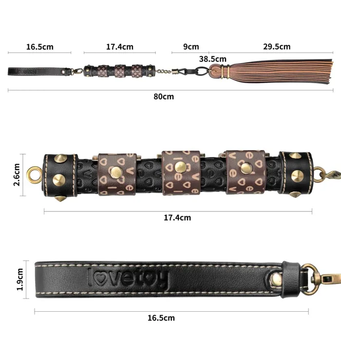 LOVETOY Vibrators 235 Rebellion Reign Flogger