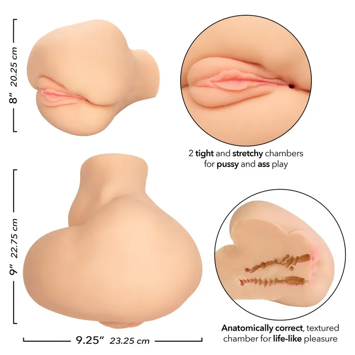 Male Sex Toys CalExotics Stroke It Side Banger Realistic Stoker Ivory