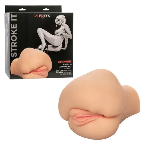 Male Sex Toys CalExotics Stroke It Side Banger Realistic Stoker Ivory