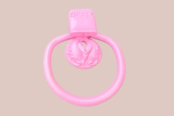 Male Sex Toys House of Chastity Ornate Scroll Sissy Pussy Micro Chastity Cage Kit With Missing Part