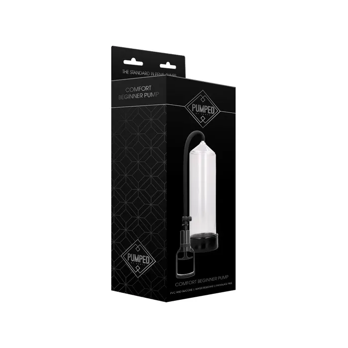 Male Sex Toys Pumped Comfort Beginner Penis Pump with Free Silicone Infinity Cock Ring Pumped