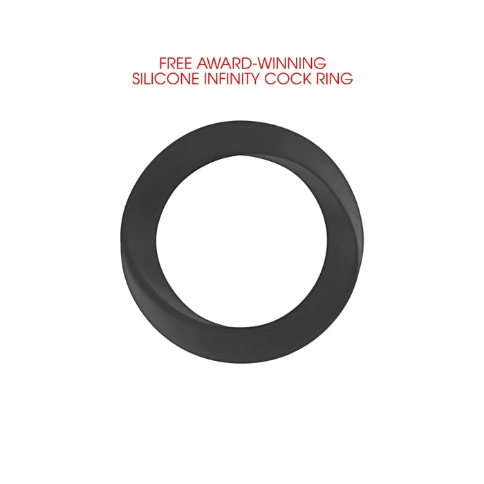 Male Sex Toys Pumped Comfort Beginner Penis Pump with Free Silicone Infinity Cock Ring Pumped