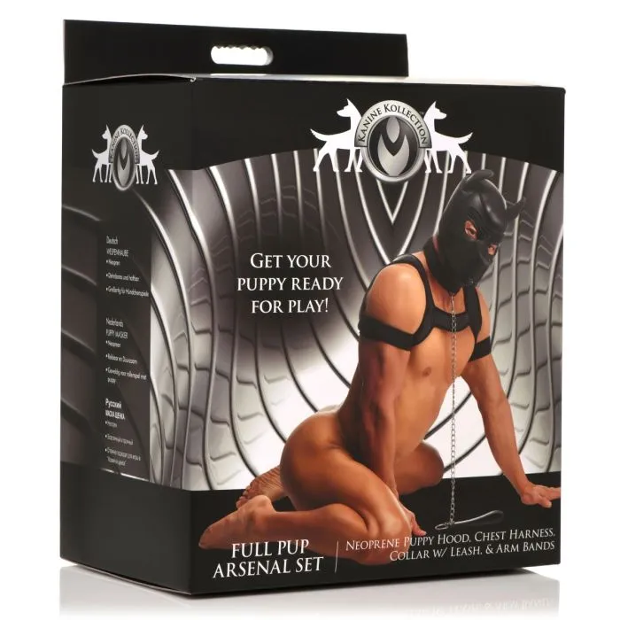 Master Series Male Sex Toys Master Series Full Pup Arsenal Neoprene Puppy Set