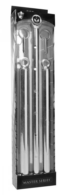 Master Series Steel Adjustable Spreader Bar Small Master Series Male Sex Toys