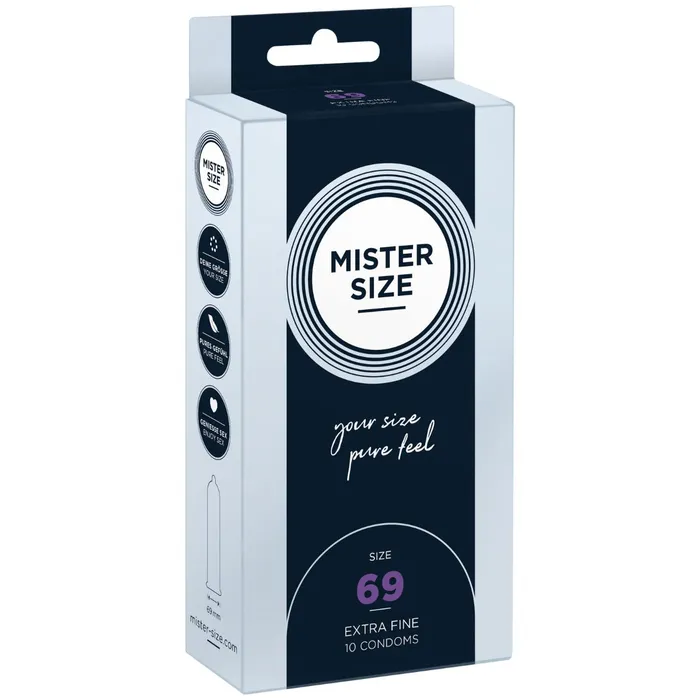 Mister Size Pure Feel Condoms 69mm Mister Size Male Sex Toys