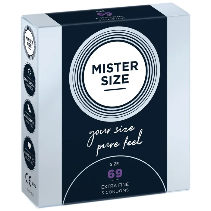 Mister Size Pure Feel Condoms 69mm Mister Size Male Sex Toys