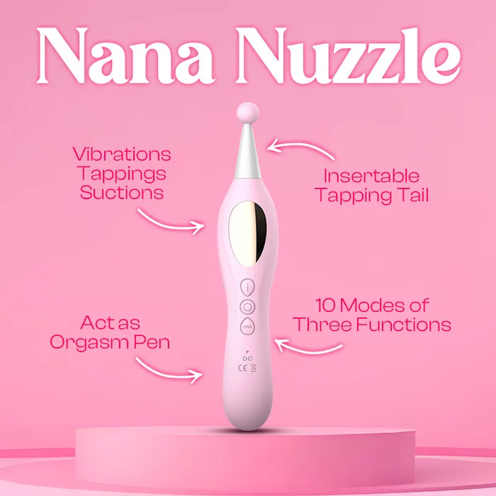 Nana Nuzzle 3in1 Wand Vibrator FRISKY BUSINESS SG Female Sex Toys