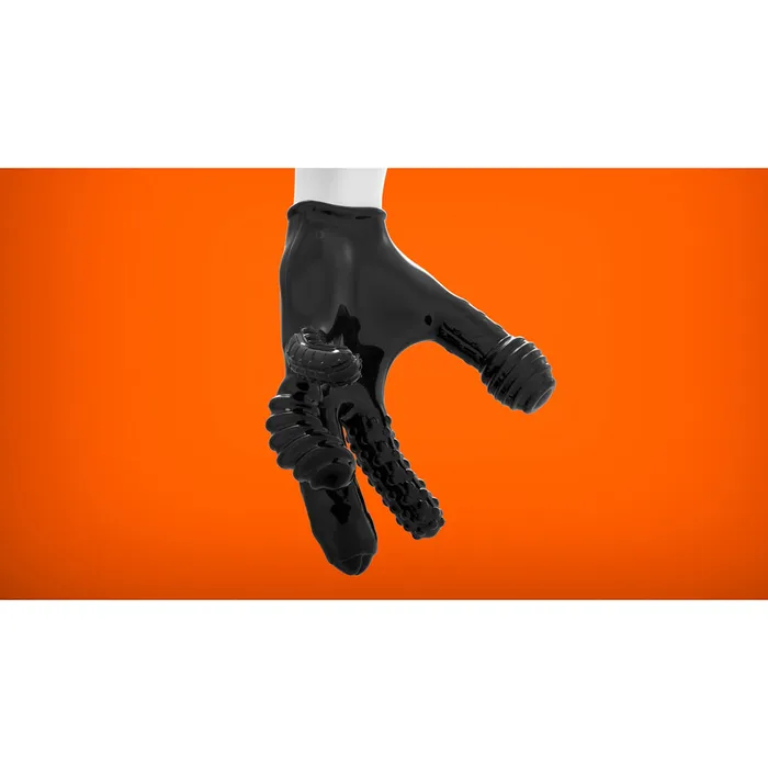 Oxballs Anal Oxballs Finger Fuck Glove Black