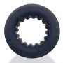 Oxballs Male Sex Toys Oxballs Axis Rib Griphold Cock Ring Black Ice