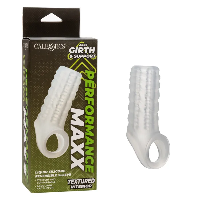 Performance Maxx Liquid Silicone Reversible Sleeve CalExotics Male Sex Toys