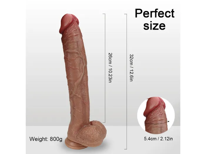 Safystyle Male Sex Toys 12 inch Huge Realistic Dildo FemaleMale Masturbator Sex Toys