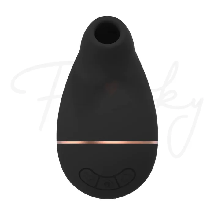 SHOTS Kissable Sucking Vibrator Black SHOTS Vibrators