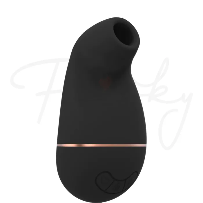 SHOTS Kissable Sucking Vibrator Black SHOTS Vibrators