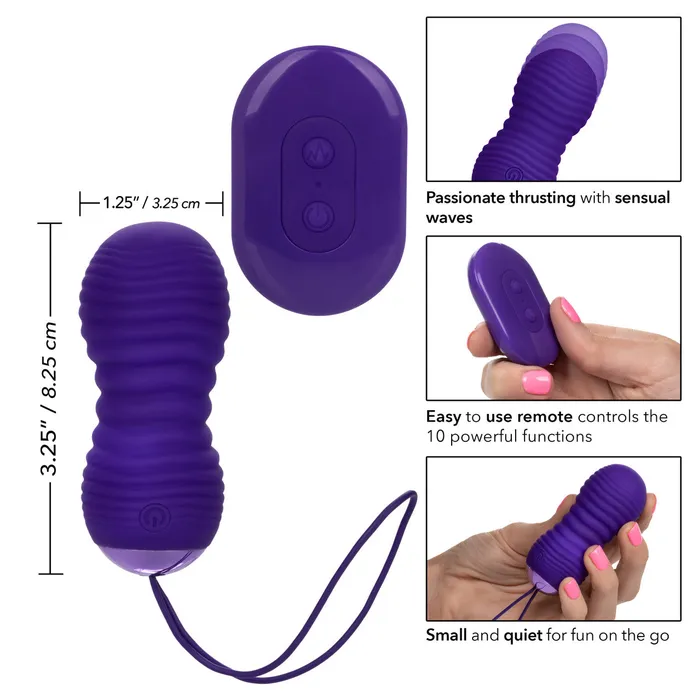 Slay ThrustMe Thrusting Remote Vibrator CalExotics Vibrators
