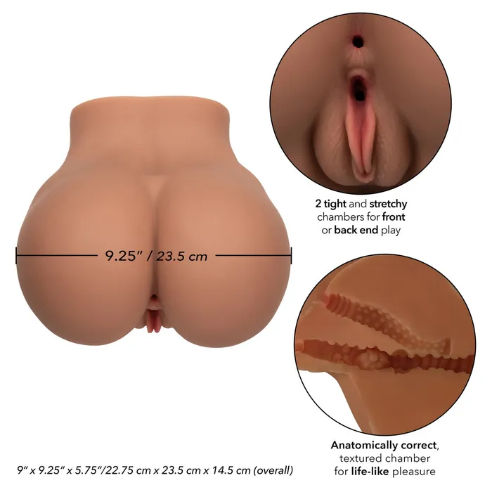 Stroke It BBL Booty Life Like Masturbator Brown CalExotics Male Sex Toys Stroke It BBL Booty Life Like Masturbator Brown CalExotics Male Sex Toys