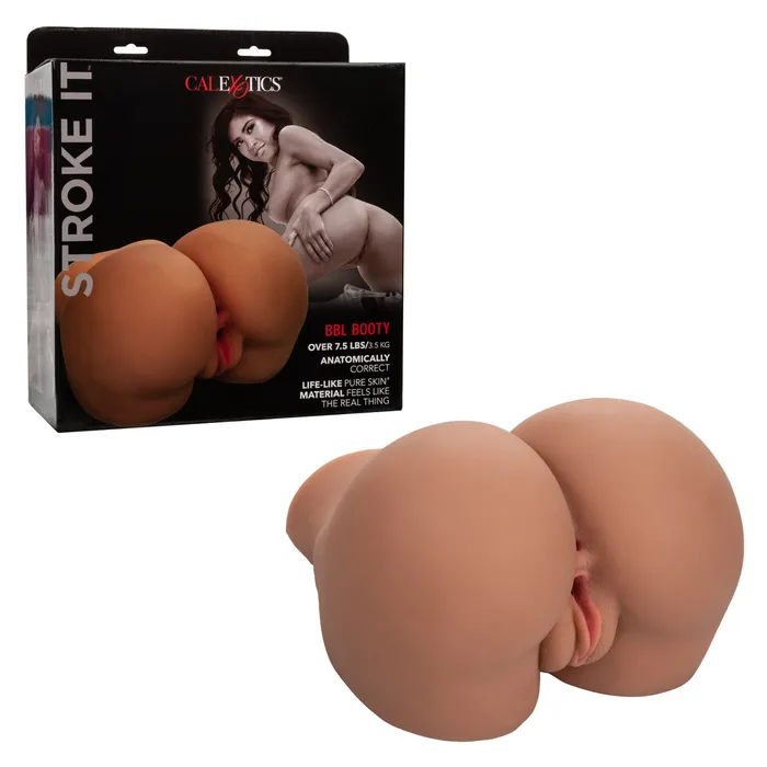 Stroke It BBL Booty Life Like Masturbator Brown CalExotics Male Sex Toys Stroke It BBL Booty Life Like Masturbator Brown CalExotics Male Sex Toys