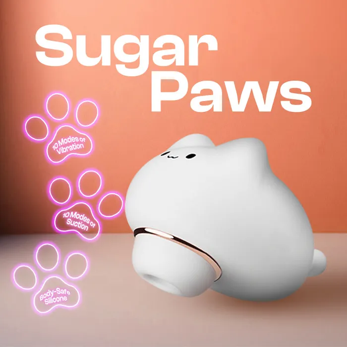Sugar Paws Female APP Control Suction Vibrator FRISKY BUSINESS SG Female Sex Toys