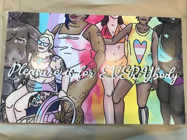 Vibrators Traveling Tickle Trunk Orignal Artwork Pleasure Is For Everyone by Allison Tunis