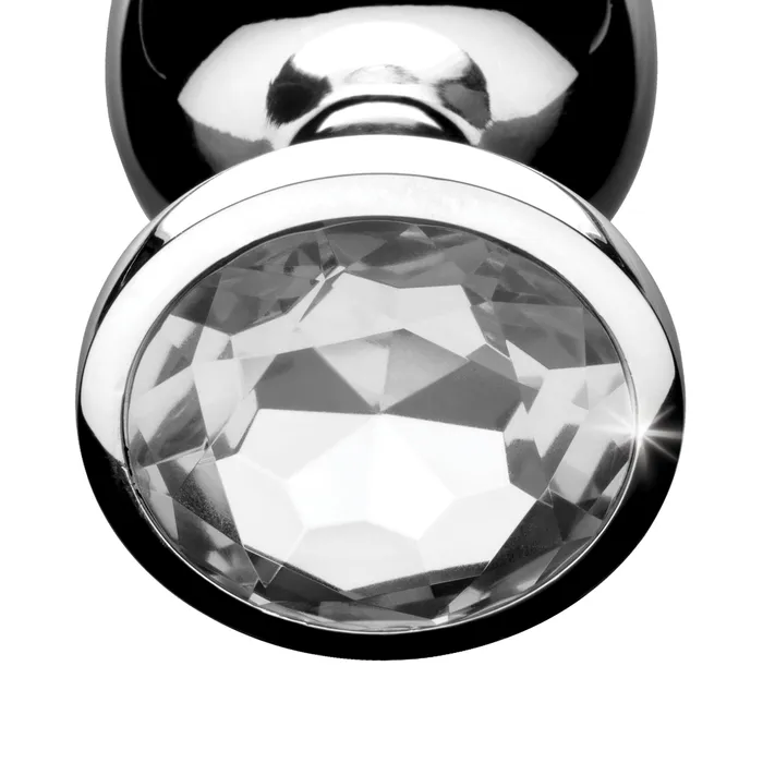 XR Brands Male Sex Toys Clear Gem Anal Plug Large