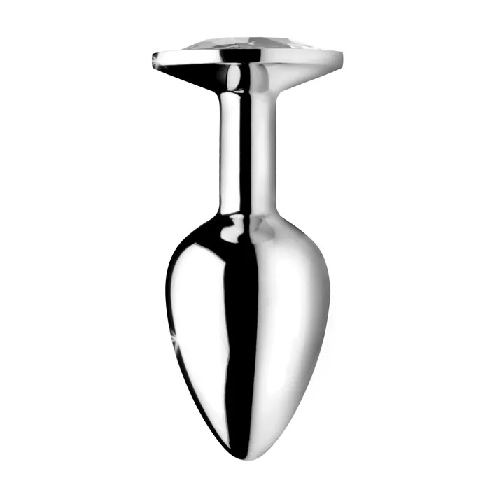XR Brands Male Sex Toys Clear Gem Anal Plug Large