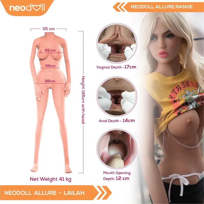 6YE Doll Male Sex Toys Neodoll Allure Lailah Realistic Sex Doll 165cm