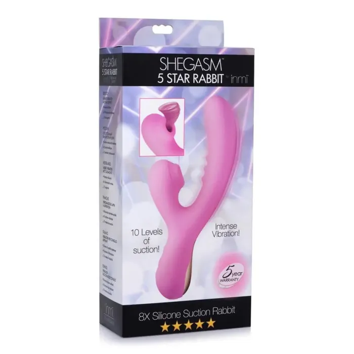 8x Silicone Suction Rabbit inmi Female Sex Toys