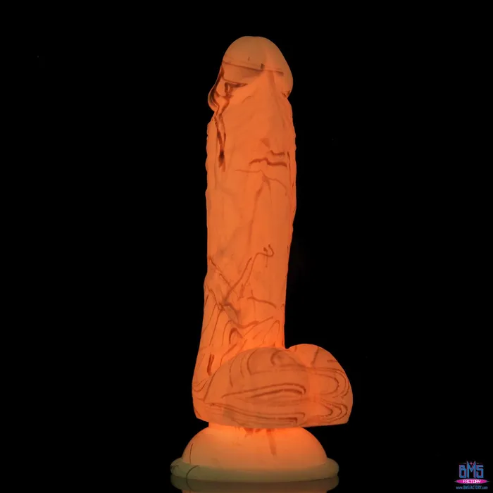 Addiction Dildos Addiction Brandon 75 GlowintheDark Dildo With Balls Pink