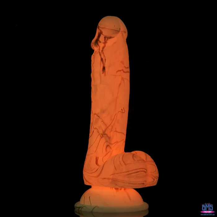 Addiction Dildos Addiction Brandon 75 GlowintheDark Dildo With Balls Pink
