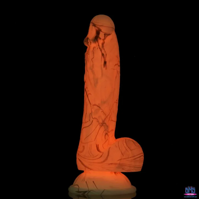Addiction Dildos Addiction Brandon 75 GlowintheDark Dildo With Balls Pink