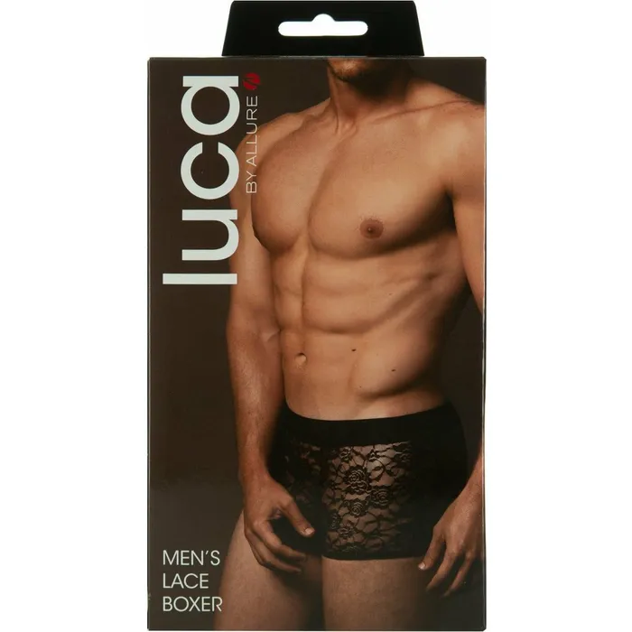 Allure Luca Mens Lace Boxer SM Allure Female Sex Toys