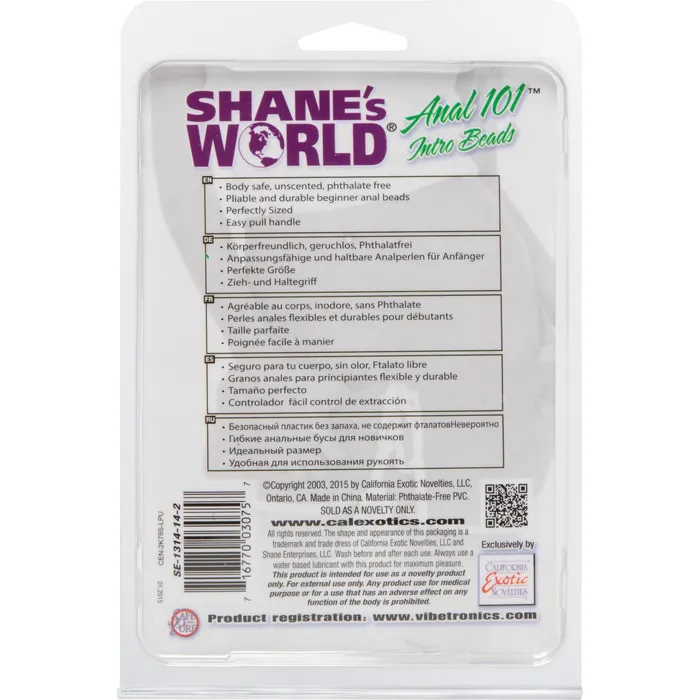 Anal CalExotics CalExotics Shanes World Anal Beads Purple Anal CalExotics CalExotics Shanes World Anal Beads Purple