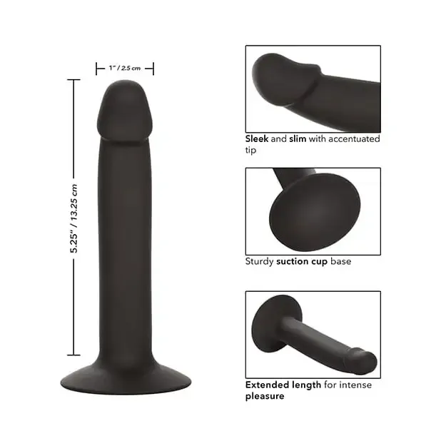Anal CalExotics Silicone Slim Anal Stud Black Anal CalExotics Silicone Slim Anal Stud Black