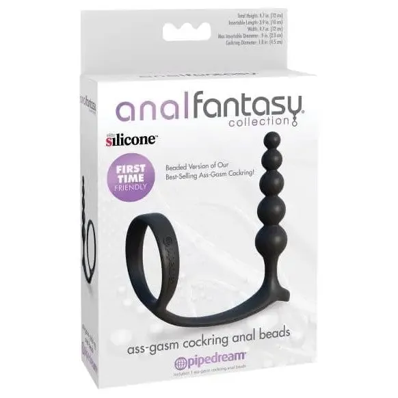 Anal Fantasy Male Sex Toys Anal Fantasy AssGasm Cock Ring Anal Beads