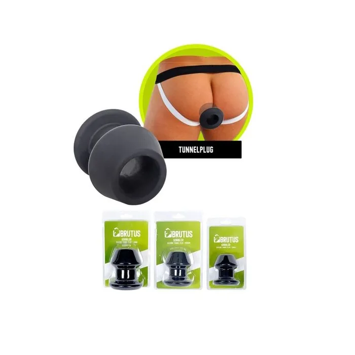 Anal Gobbler Silcone Tunnel Plug Brutus