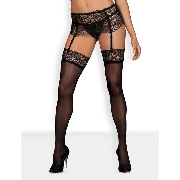 Anal Obsessive Obsessive Chiccanta Stockings Black SM