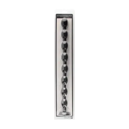 Anal SHOTS AMERICA Ouch Ass 195 in Beaded Snake Dildo Black