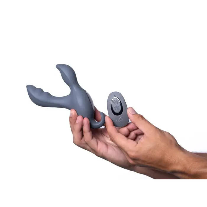 Apollo Prostate Massager Dark Grey Rechargeable Maia Toys Anal Apollo Prostate Massager Dark Grey Rechargeable Maia Toys Anal