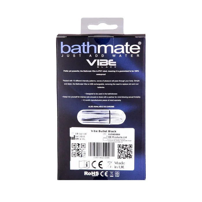 Bathmate BATHMATE Vibe Black Unisex Vibrating Bullet Vibrators