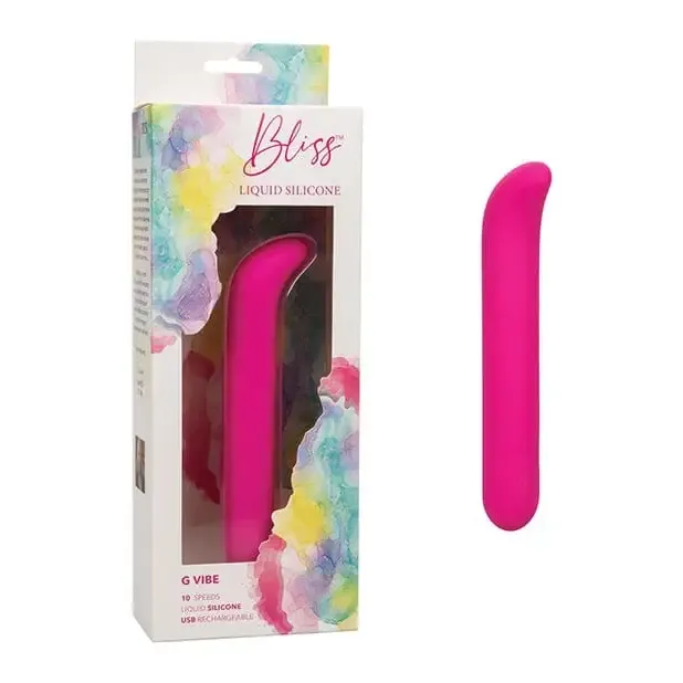 Bliss Liquid Silicone G Vibe Pink CalExotics Vibrators