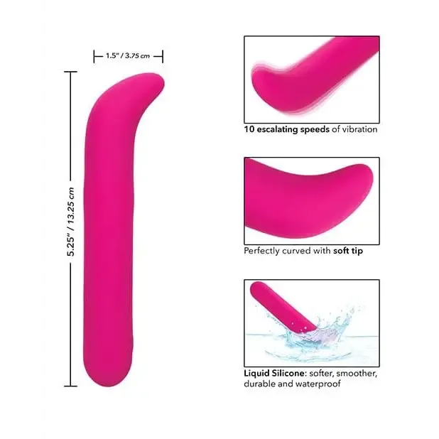 Bliss Liquid Silicone G Vibe Pink CalExotics Vibrators Bliss Liquid Silicone G Vibe Pink CalExotics Vibrators
